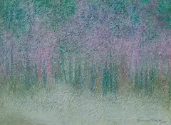 Untitled by Paramjit Singh, Pastel on paper, sold Nov 2012
