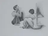 Untitled by Sudhir Patwardhan, Pencil on paper, sold Nov 2012