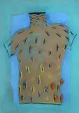 Untitled by Anandajit Ray, Dry Pastel on paper, sold Nov 2012