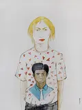Untitled by N.S. Harsha, Watercolour on paper, sold Nov 2012