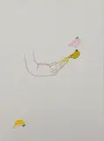 Untitled by Mithu Sen, Mixed media on paper, sold Nov 2012