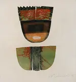 Untitled by Lalu Prasad Shaw, Aquatint on paper, sold Jul 2012