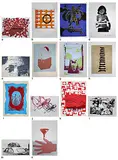 A Portfolio of Fourteen Prints by Multiple Artists, Silk screen on paper, sold Jul 2012