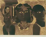 Untitled by K. Laxma Goud, Intaglio on paper, sold Jul 2012