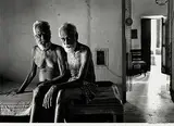 Francis and Bobby D'Souza in their Bedroom, Parra, Goa by Prabuddha Dasgupta, Archival digital print on paper, sold Jul 2012