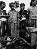 Four girls and Gauri, Chowpatty by Ketaki Sheth, Silver gelatin print on archival paper, sold Jul 2012