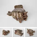 Bird in Hand by Krishen Khanna, Bronze, sold Jul 2012