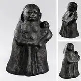 Mother and Child by S. Dhanapal, Bronze, sold Jul 2012