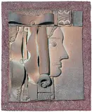 Untitled by K. Laxma Goud, Terracotta on wood, sold Jul 2012