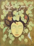 Prakriti by Jai Zharotia, Acrylic on canvas, sold Jul 2012