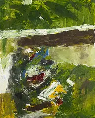 Untitled by Ram Kumar, Acrylic on canvas, sold Jul 2012