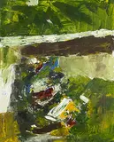 Untitled by Ram Kumar, Acrylic on canvas, sold Jul 2012