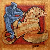 Untitled by Satish Gujral, Mixed media on canvas, sold Jul 2012