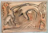 Untitled by Jogen Chowdhury, Mixed media on paper, sold Jul 2012