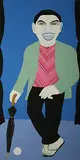 Untitled by Farhad Hussain, Acrylic on cloth pasted on board, sold Jul 2012