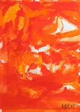 Antarjyoti by S. H. Raza, Acrylic on paper, sold Jul 2012