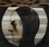 Untitled by T.V. Santhosh, Charcoal and wash on paper, sold Jul 2012