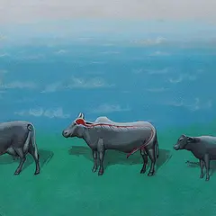 Just Follower by Barun Chowdhury, Acrylic on paper, sold Jul 2012