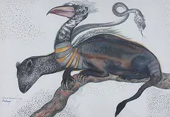 Untitled by Viraj Naik, Mixed media on paper, sold Jul 2012