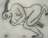 Untitled by Jogen Chowdhury, Dry Pastel on paper pasted on board, offered Aug 2012