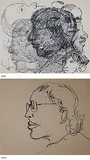 Untitled by Bhupen Khakhar, Pen and ink on paper, sold Aug 2012
