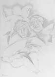 Untitled by Krishen Khanna, Pencil on paper, offered Aug 2012