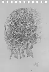 Untitled by Himmat Shah, Pencil on paper, offered Aug 2012