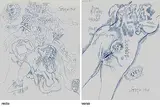 Untitled by F. N. Souza, Pen on paper, offered Aug 2012