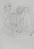 Untitled by K. Laxma Goud, Ink on paper, offered Aug 2012