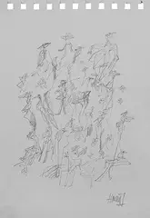 Untitled by Himmat Shah, Pencil on paper, offered Aug 2012