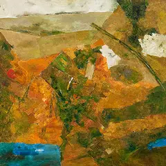 Untitled by Ram Kumar, Oil on canvas, sold Sep 2012