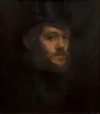 Autoportrait au chapeau haut-de-forme by Félix Bracquemond, Huile sur panneau, parqueté, sold Apr 2024