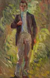 Portrait de Pierre Bracquemond, fils de l'artiste by Marie Bracquemond, Huile sur toile (Toile d'origine), sold Apr 2024