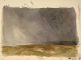 Orage sur le littoral by Félix Bracquemond, Aquarelle sur traits de crayon, sold Oct 2024