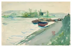 La Seine près de Saint-Cloud by Albert Marquet, 1904, Aquarelle sur papier, sold Dec 2024