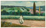 Promenade de la noce by Alexandre Altmann, 1907, Huile sur toile, sold Dec 2024