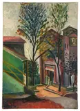La Ruche by Léon Indenbaum, circa 1918, Huile sur toile, sold Dec 2024