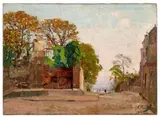 Montmartre by Élie Anatole Pavil, Huile sur toile, sold Dec 2024