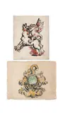 Ensemble de trois œuvres sur papier by Jacques Lipchitz, Encre et sanguine sur papier, sold Dec 2024