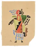 La création du Monde by Fernand Léger, circa 1922-1923, Aquarelle sur papier, sold Dec 2024