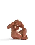 Femme accroupie by Antoniucci Volti, circa 1960, Terre cuite peinte, sold Dec 2024