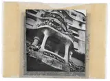 Entrée et façade de la Casa Milà d'Antoni Gaudi - Barcelone, 1933 by dite Dora Maar Henriette Theodora Markovitch, Deux épreuves argentiques d'époque, tirées par contact, contrecollées sur pochettes en papier cristal,, sold Dec 2024