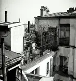 Toits - Église Saint-Germain-des-Près - Paris, c. 1935 by dite Dora Maar Henriette Theodora Markovitch, Six épreuves argentiques d'époque, tirées par contact, contrecollées sur pochettes en papier cristal,, sold Dec 2024