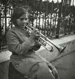 Enfants musiciens (trompette et au tuba), c. 1935 by dite Dora Maar Henriette Theodora Markovitch, Quatre épreuves argentiques d'époque, tirées par contact, contrecollées sur pochettes en papier cristal,, sold Dec 2024