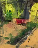 Untitled by Ram Kumar, Acrylic on canvas, sold Sep 2012