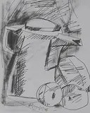 Untitled by K. M. Adimoolam, Sketchpen and ink on paper, offered May 2012