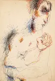 Untitled by Paritosh Sen, Coloured pen on paper, offered May 2012