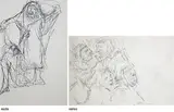 Untitled by Krishen Khanna, Ink on paper, sold May 2012