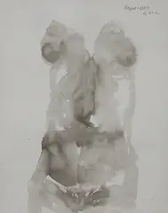 Untitled by Akbar Padamsee, Watercolour on paper, offered May 2012