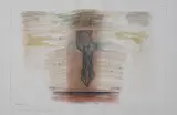 The Tall Box by Prabhakar Barwe, Watercolour on paper, offered May 2012